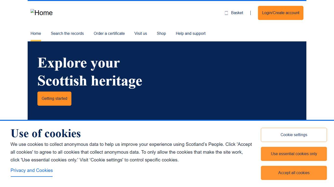 Explore your Scottish heritage | Scotland's People